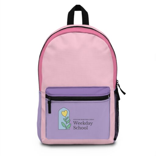 Color Block Backpack | Pink and Purple
